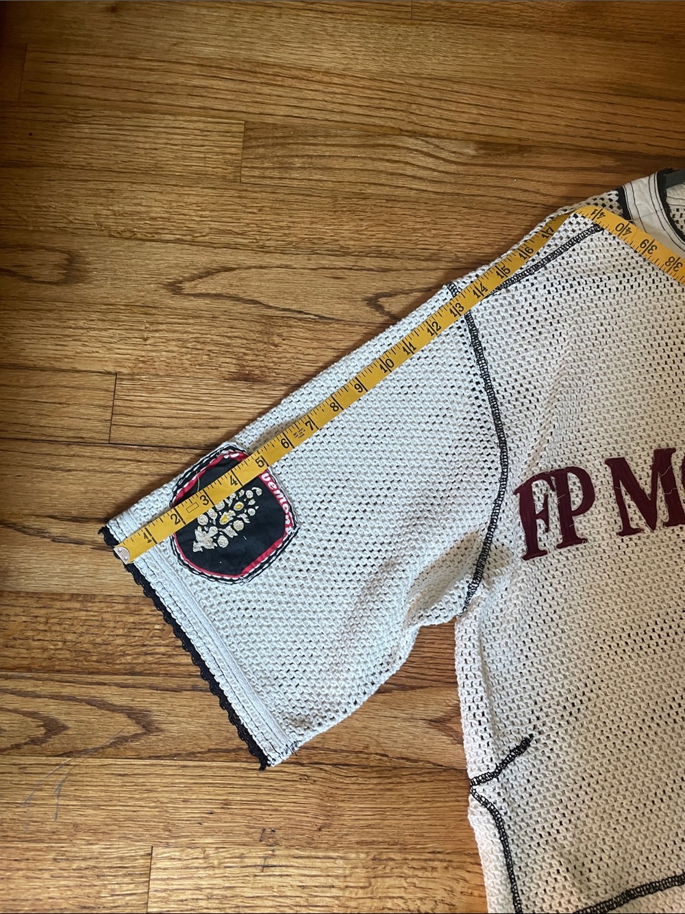 FP Movement by Free People Camp Out Tee with Burgundy Chest Logo - Picture 11 of 12